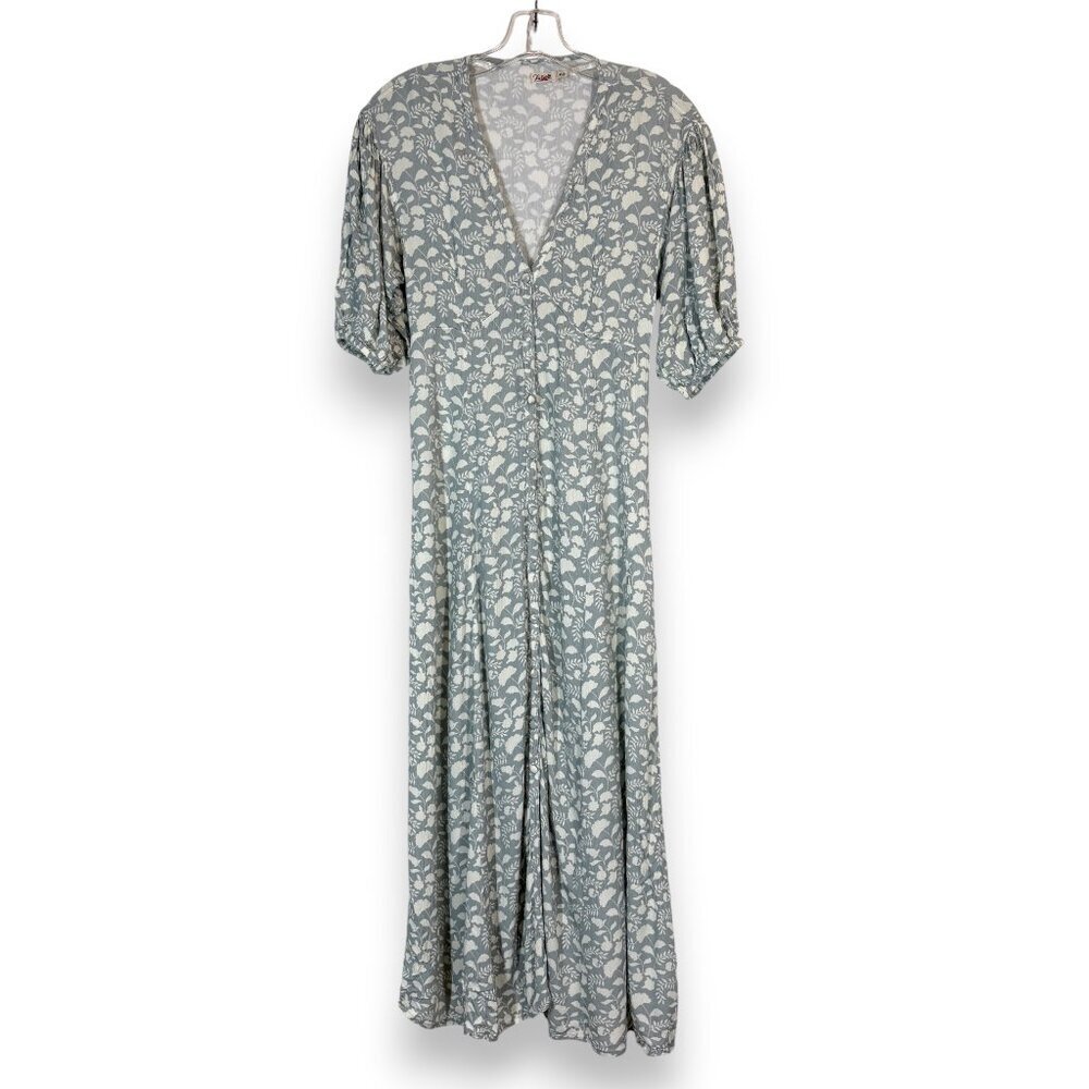Faherty Maxi Dress Floral Boho Prairie Size XS - Picture 6 of 15
